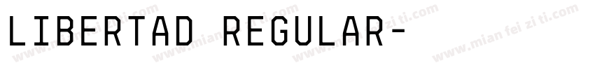 Libertad Regular字体转换